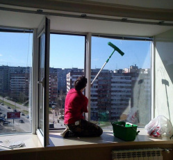 Мытье окон в однокомнатной квартире Новокуйбышевск